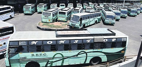 According to the revised norms, SETC buses will be sent for condemnation on completion of 12 lakh km or seven years of service, whichever is earlier. (File Photo)