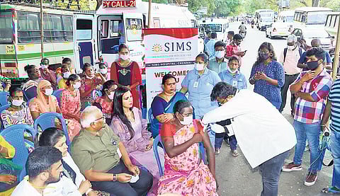 Vaccination drive. ( Photo | EPS)