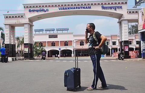 Visakhapatnam railway station . (Photo | G Satyanarayana, EPS)