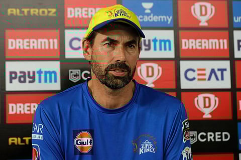 Chennai Super Kings coach Stephen Fleming (Photo| IPL website)