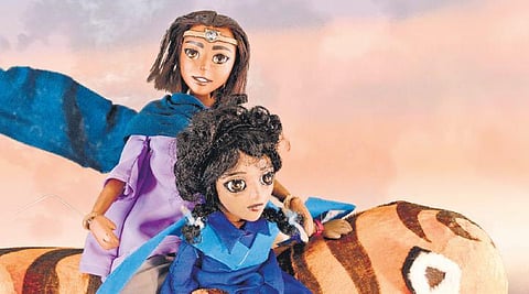 Stills from the ‘Priya and the  Twirling Wind’ animated film