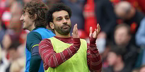 Liverpool striker Mohamed Salah (Photo | AP)