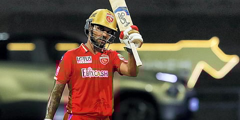 Punjab Kings batter Shikhar Dhawan (Photo | PTI)