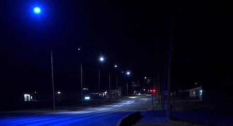Blue lights to drive up  ‘happiness’ in Bathery