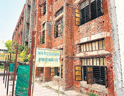 A view of a school builing which is poorly constructed | Express