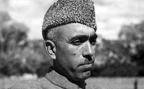 Sheikh Abdullah was the founder of Jammu and Kashmir National Conference Party (NCP) and served as the chief minister thrice. (File Photo | George Costanza Twitter)