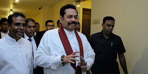 Mahinda Rajapaksa. (Photo | AP)