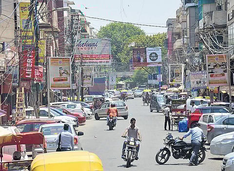Kamla nagar market in Delhi(File photo| Naveen Kumar)