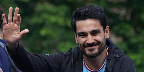 Manchester City forward Ilkay Gundogan (Photo | AP)