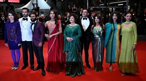 The Joyland team at Cannes. ( Photo | AFP)