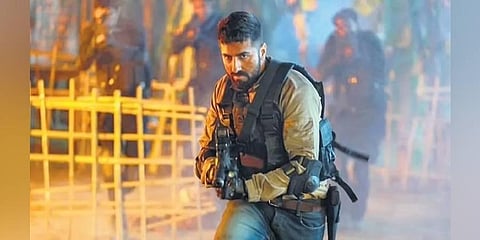 Ayushmann Khurrana in a still from ‘Anek’