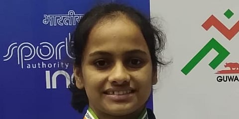 Indian weightlifter Harshada Garud