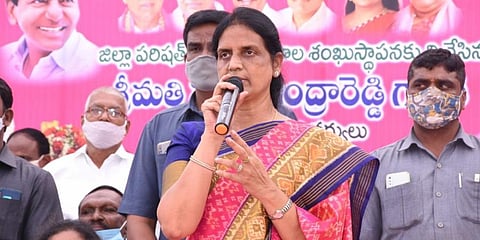 Women’s Day Green Challenge poster released by Telangana Education Minister