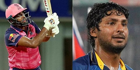 Ravichandran Ashwin(L),Kumar Sangakkara(R).(Photo | PTI)