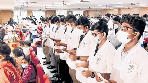 An oath that breaks tradition