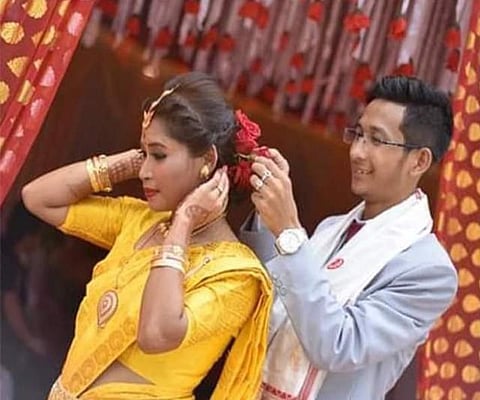 It was only after her engagement that police sub-inspector Junmoni Rabha learned that the man in her life is a fraudster.