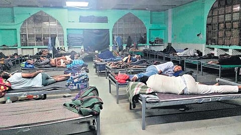 Haj Manzil night shelter for the homeless. (File photo| EPS)