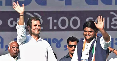 Congress sources said Rahul has sent a personal message to Hardik asking him to stay on in the party.