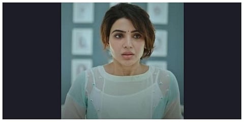 Samantha Ruth Prabhu in 'Yashoda'. (Photo | IANS)