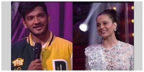 Munawar Faruqui and Kangana Ranaut.