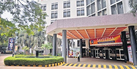 A view of Saveetha Institute of Medical and Technical Sciences. (Photo | Debadatta Mallick, EPS)