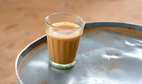 Image of tea in a glass used for representational purposes only.