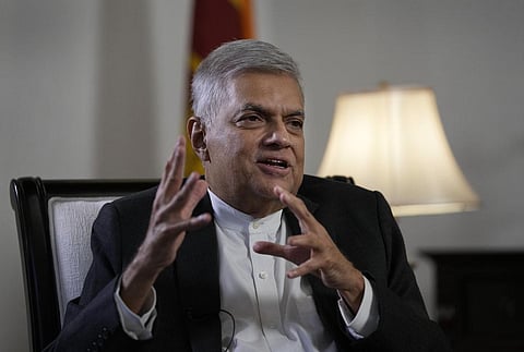 Prime Minister of Sri Lanka Ranil Wickremesinghe. (Photo| AP)