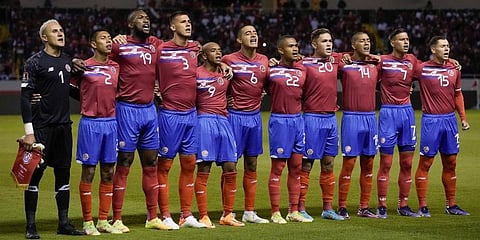Costa Rica Football Team (Photo | AP)