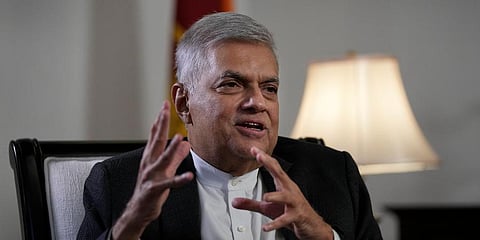 Sri Lanka's Prime Minister Ranil Wickremesinghe. (Photo | AP)