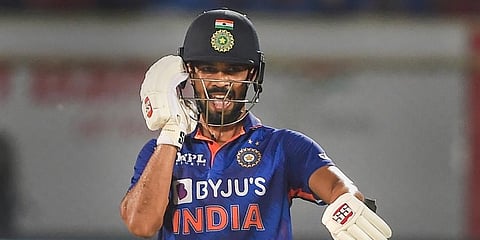 Indian batter Ruturaj Gaikwad during the 3rd T20 match between India and South Africa, at Dr. Y. S. Rajasekhara Reddy International Cricket Stadium, in Visakhapatnam. (Photo | PTI)