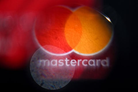 The logo of Mastercard payment system. (Photo | AFP)
