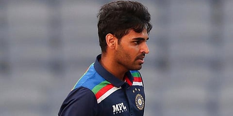 India's Bhuvneshwar Kumar (Photo | AP)