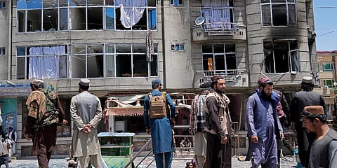 Islamic State Khorasan Province (ISKP) on Sunday claimed the responsibility for the Karte Parwan Gurdwara attack in Kabul. (Photo | PTI)