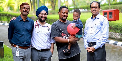 Nigerian kid gets life saving surgery for rare heart disease in Kerala