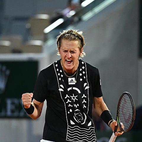 Image of Sebastian Korda from his Twitter page.