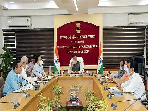 Mansukh Mandaviya. Image used for representational purpose only. (Photo | ANI Twitter)