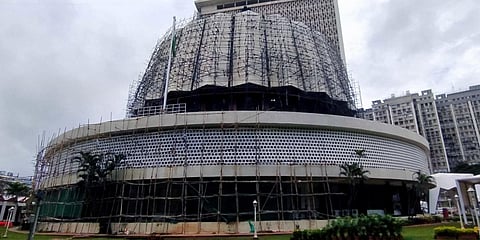 Maharashtra Legislative Assembly building is under renovation, in Mumbai. (Photo| PTI)