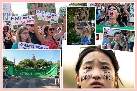 Hundreds of protesters descended on the US Supreme Court to denounce the justices' controversial June 24 decision to overturn the half-century-old Roe v. Wade precedent that recognized women's constitutional right to abortion. It has been described as a '