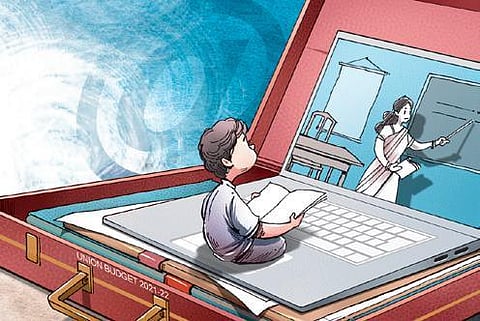 Back to Online classes | For Representational Purpose (Express Illustrations)