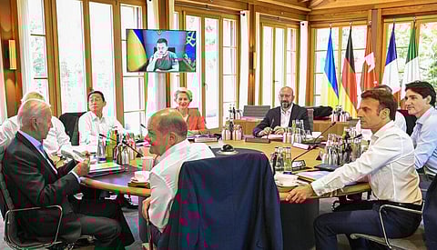 The Group of Seven leading economic powers are meeting in Germany for their annual gathering in Germany. (File photo | AP)