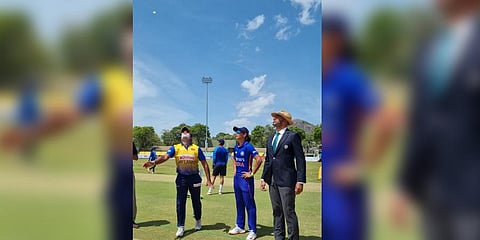 IND vs SL 3rd T20, India wins toss and opt to bat.(Photo | Twitter, BCCI Woman)