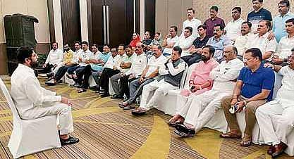 The rebel Sena MLAs.