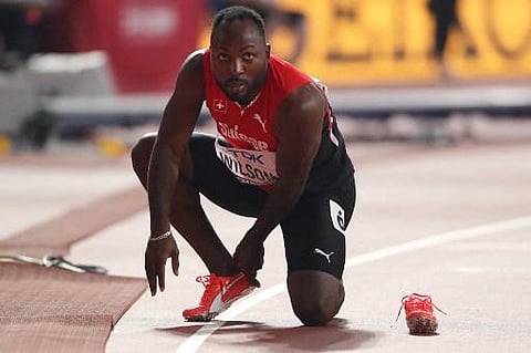 Switzerland's sprinter Alex Wilson