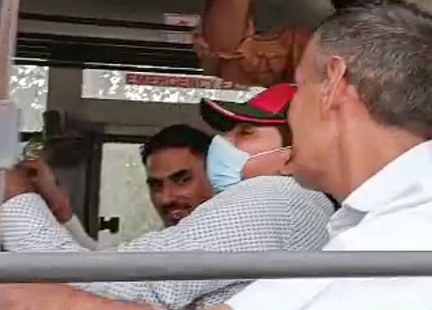 AltNews co-founder Muhammad Zubair being taken to Patiala court, following his arrest by special cell of Delhi Police. (Photo | PTI)