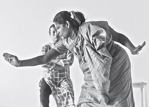 Navarasa, usually a part of the classical dance repertoire, found a real-life representation when nine artistes of the transgender community ‘enacted’ their life stories. (Photo | Express)