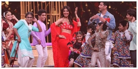 Shilpa Shetty announced she will sponsor the education of 10-year-old 'Dance Deewane Juniors' contestant Priyanshi Kanarji. (Photo | IANS)