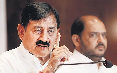 Former Union minister Bharatsinh Solanki.