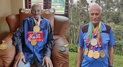 Palekanda P Bopaiah (94) and Palekanda Beliappa (85)
