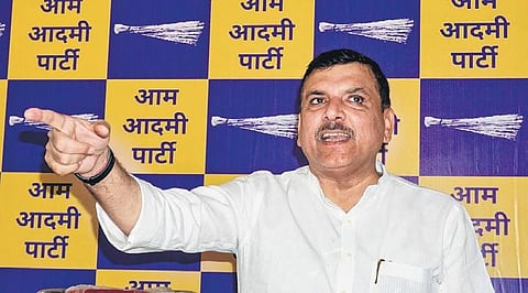 ‘India insulted due to BJP politics’: AAP MP Sanjay Singh
