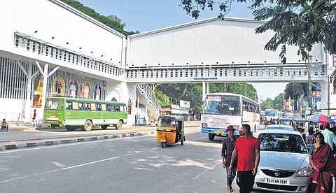 The East Fort foot overbridge nearing competition | B P Deepu